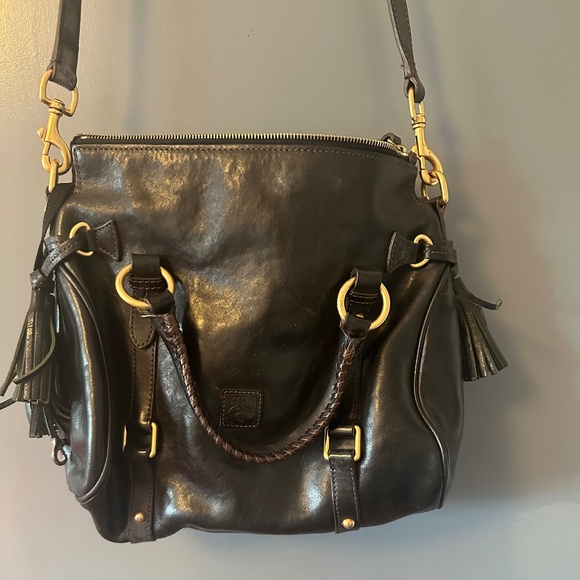 Black Dooney & Bourke leather satchel - Picture 1 of 14